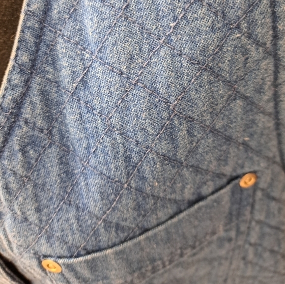 Vintage Blue J. Denim Midi Dress   Size L - Picture 5 of 12